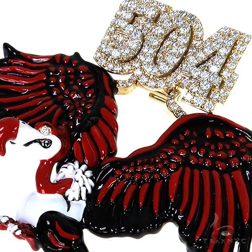 Custom Made 504 Diamond Vulture Pendant 68025 - Image 3
