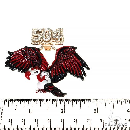 Custom Made 504 Diamond Vulture Pendant 68025 - Image 5