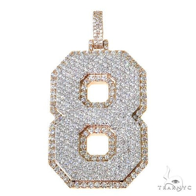 Custom Made '8' Diamond Pendant 67616 - Image 1