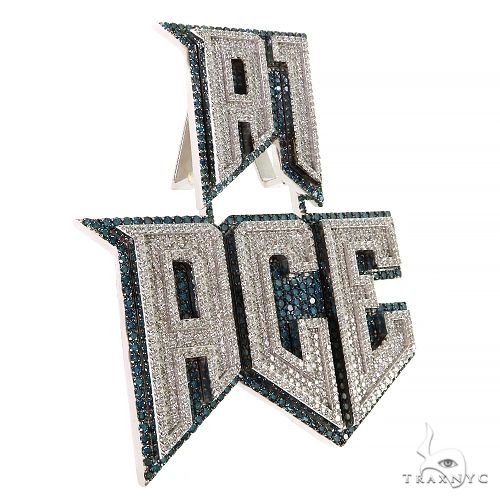 Custom Made A1 Ace Diamond Pendant 69632 | TraxNYC