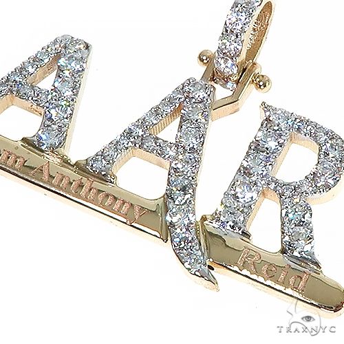 Custom Made 'AAR' Diamond Pendant 66703 - Image 4