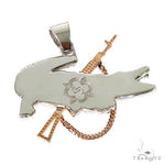 Custom Made Alligator Diamond Pendant 67509 - Image 5