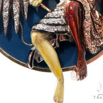 Custom Made Angel and Demon Diamond Pendant 64564 - Image 7