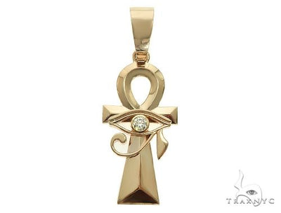 Custom Made Ankh Eye Of Horus Pendant 66104 - Image 1