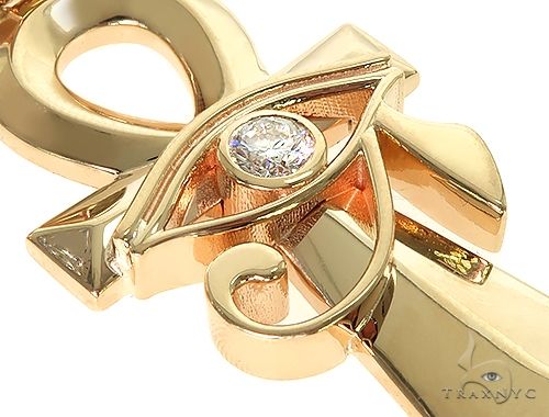 Custom Made Ankh Eye Of Horus Pendant 66104 - Image 5