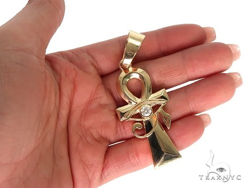 Custom Made Ankh Eye Of Horus Pendant 66104 - Image 6