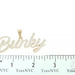 Custom Made BUNKY Diamond Name Pendant 65799 - Image 6