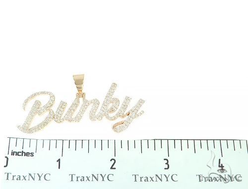 Custom Made BUNKY Diamond Name Pendant 65799 - Image 6