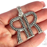 Custom Made Back to Back Mirror 'R' Pendant 65529 - Image 5
