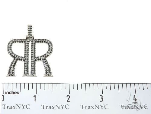 Custom Made Back to Back Mirror 'R' Pendant 65529 - Image 6