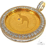 Custom Made Baguette Diamond Coin Frame For Limited Edition - 2 oz Fine gold Coin 67116 - Image 4