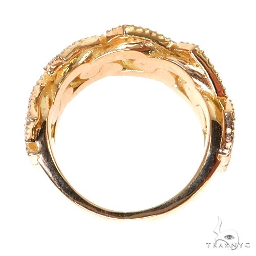 18K Gold Custom Made Baguette Diamond Ring, photo 5 of 6