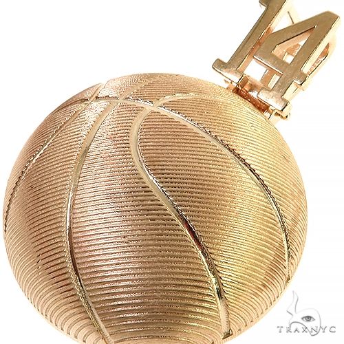 Custom Made Basketball Pendant 68170 - Image 3