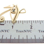 Custom Made Bezel Diamond Eye of Horus Pendant Egyptian Evil Eye 63812 - Image 7