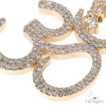 Custom Made Big OM Diamond Pendant 67465 - Image 3