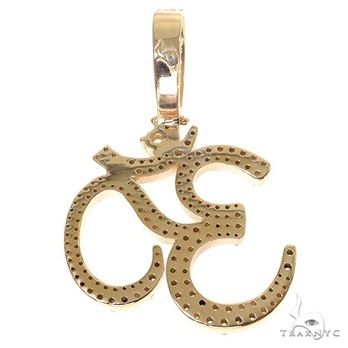 Custom Made Big OM Diamond Pendant 67465 - Image 4