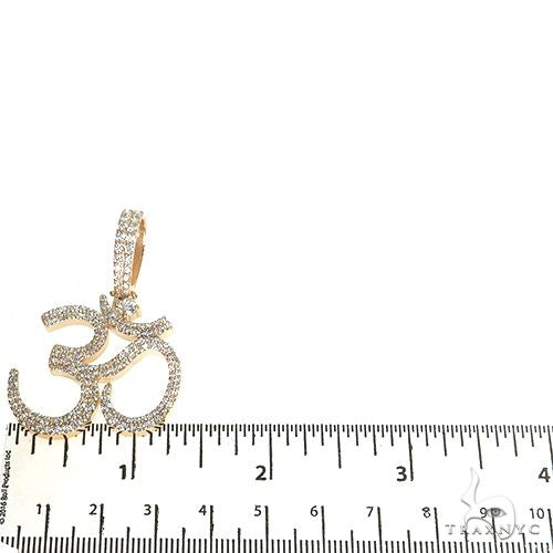 Custom Made Big OM Diamond Pendant 67465 - Image 5