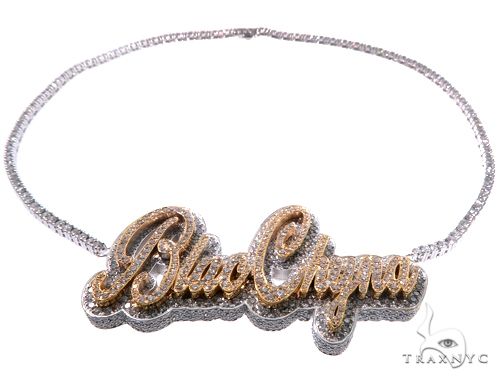 Custom Made BlacChyna Diamond Necklace 64217 - Image 2