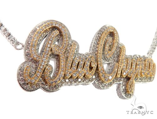 Custom Made BlacChyna Diamond Necklace 64217 - Image 3
