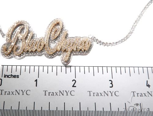 Custom Made BlacChyna Diamond Necklace 64217 - Image 7