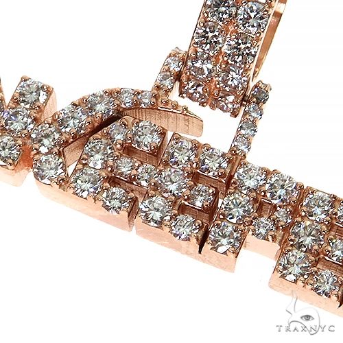 Custom Made 'Book Keeper' Logo Diamond Pendant 68716 - Image 3