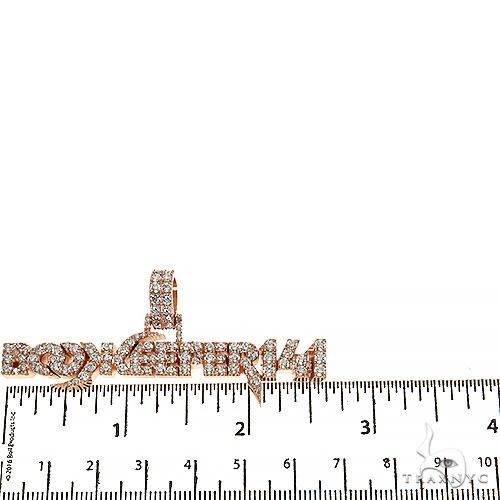 Custom Made 'Book Keeper' Logo Diamond Pendant 68716 - Image 5