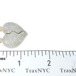 Custom Made Broken Heart Diamond Pendant 65655 - Image 11