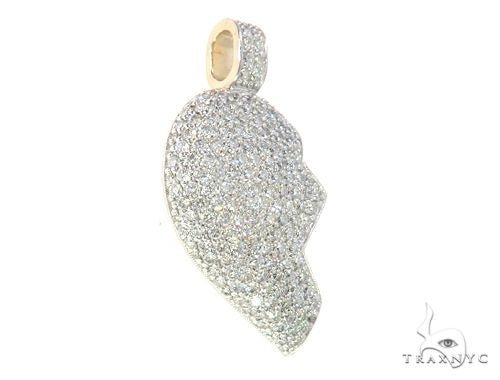 Custom Made Broken Heart Diamond Pendant 65655 - Image 7