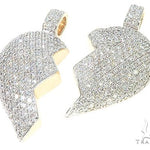 Custom Made Broken Heart Diamond Pendant 65655 - Image 8