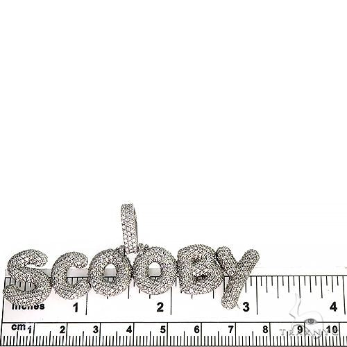 Custom Made Bubble Style 'Scooby' Diamond Pendant 66694 - Image 5