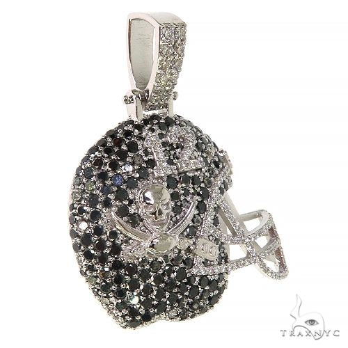 Custom Made Buccaneers Helmet Diamond Pendant 68019 - Image 2