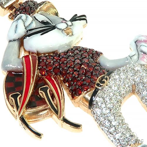 Custom Made Bugs Bunny Diamond Pendant 66386 - Image 5