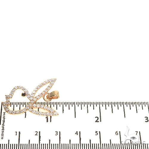 14K Gold Custom Made Bunny Diamond Pendant, photo 6 of 6