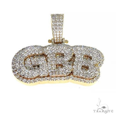 Custom Made 'CBB' Diamond Pendant 66705 - Image 1