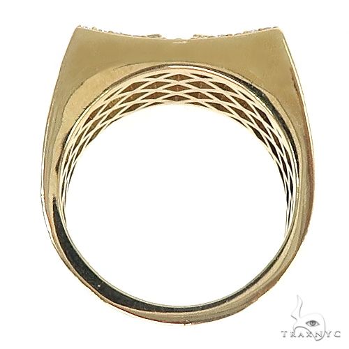 14K Gold Custom Made Cadillac Diamond Ring, photo 5 of 6