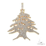 Custom Made Cedar Tree Diamond Pendant 67597 - Image 1