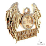 Custom Made Time Fly Diamond Pendant 67607 - Image 2