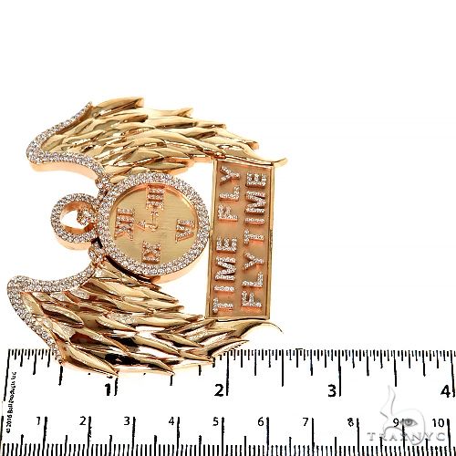 Custom Made Time Fly Diamond Pendant 67607 - Image 7