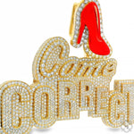 Custom Made Come Correct Diamond Pendant 70849 - Image 4