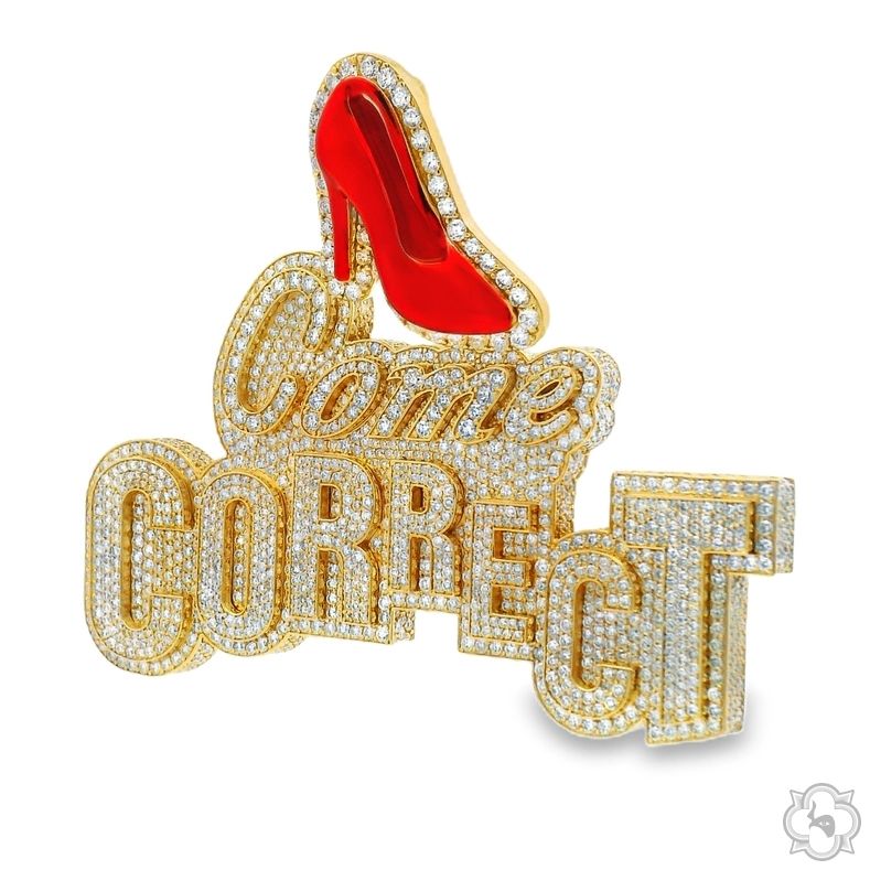 Custom Made Come Correct Diamond Pendant 70849 - Image 6