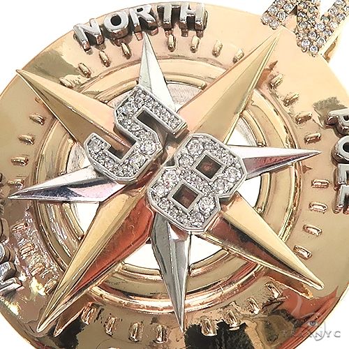 Custom Made Compass Pendant 66833 - Image 3