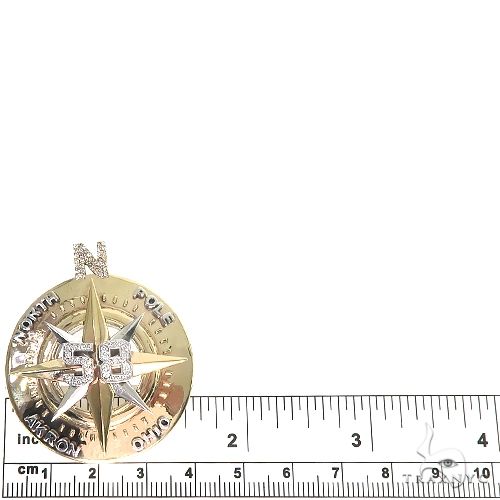 Custom Made Compass Pendant 66833 - Image 5