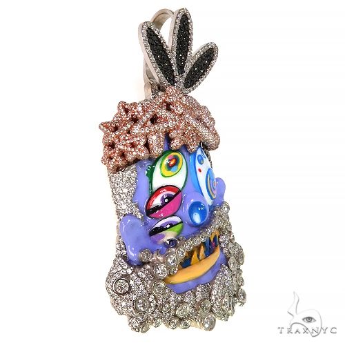 Custom Made Diamond Pendant 68007 | TraxNYC