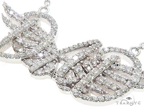 Custom Made DAD Pendant With Angel Wings 65653 - Image 4