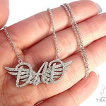 Custom Made DAD Pendant With Angel Wings 65653 - Image 5