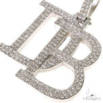 Custom Made 'DB' Diamond Pendant 67604 - Image 3