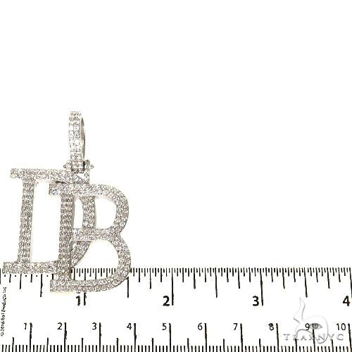 Custom Made 'DB' Diamond Pendant 67604 - Image 5
