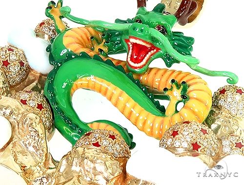 Custom Made DBZ Dragon Shenron w/ The 7 DragonBall Stars Pendant 66358 - Image 5