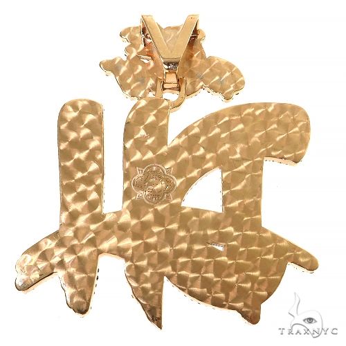 Custom Made 'DH' Diamond Pendant 68486 - Image 4