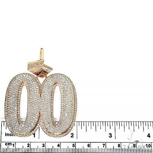 Custom Made Diamond '00' Pendant 67193 - Image 5